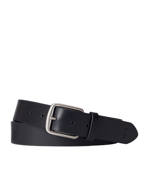 Signature Pony Leather Belt - Black