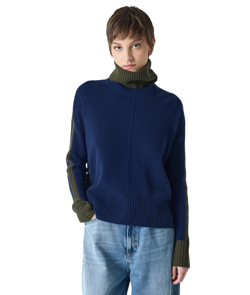 Candace Knit - Combo Navy