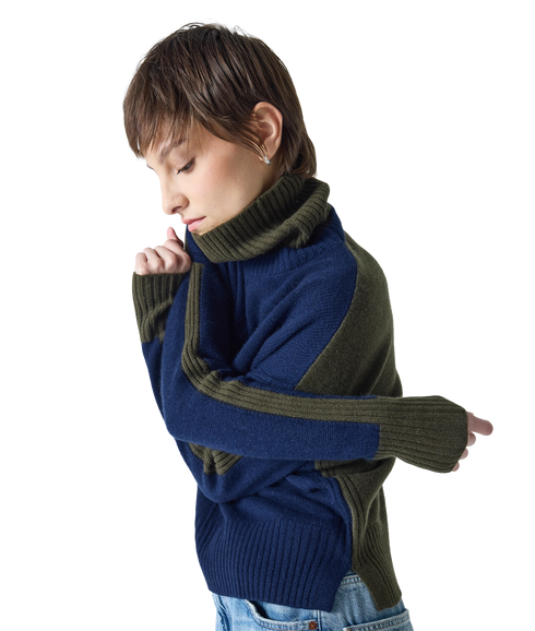 Candace Knit - Combo Navy