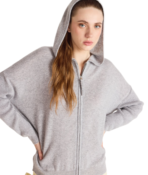 Evelyn Knit - Light Heather Grey