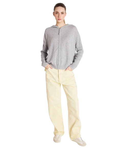 Evelyn Knit - Light Heather Grey