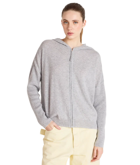 Evelyn Knit - Light Heather Grey