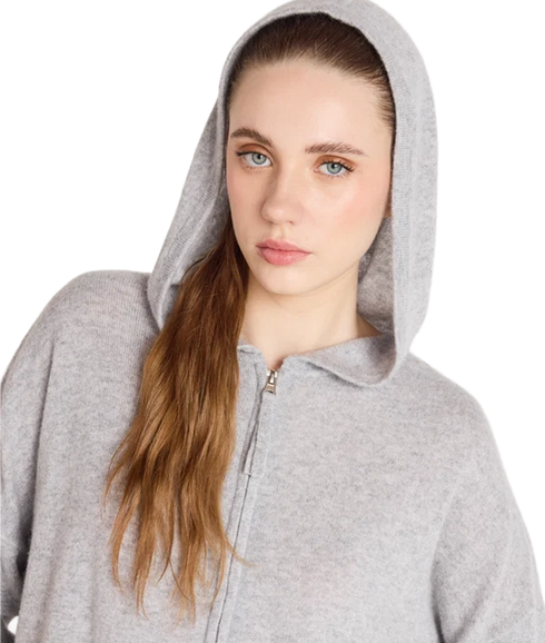 Evelyn Knit - Light Heather Grey