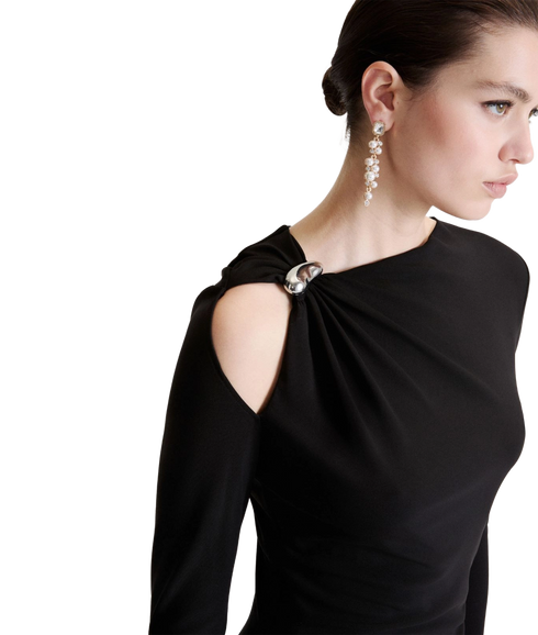 Patto Jersey Dress - Black