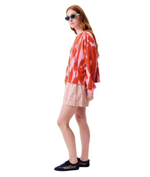 Gingham Shorts - Rose