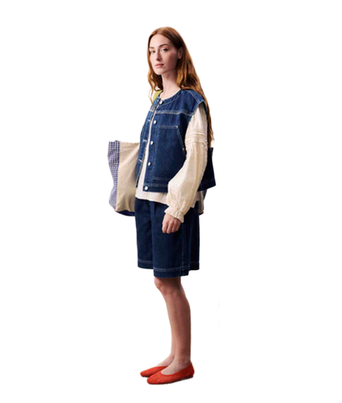 Denim Gilet - Bleu Jean