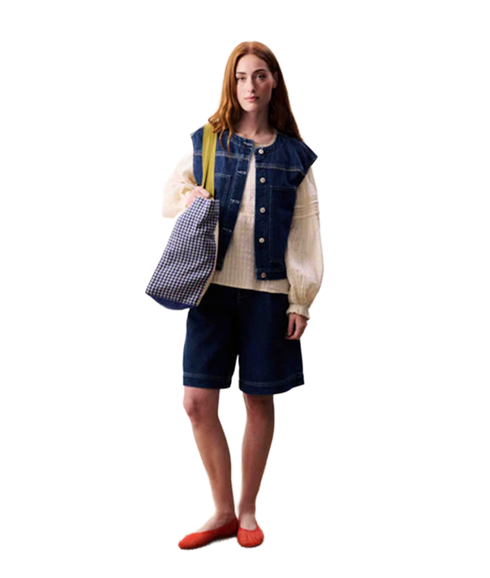 Denim Gilet - Bleu Jean