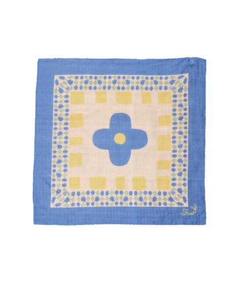 Foulard - Bleu Azur
