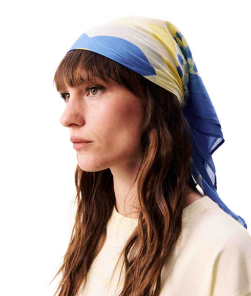 Foulard - Bleu Azur