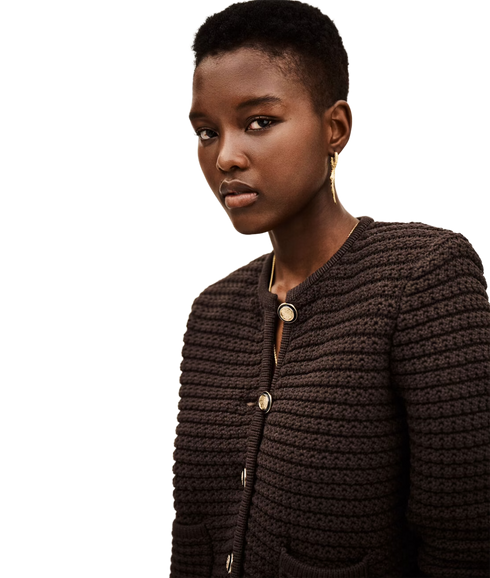 Cardigan Gaspard - Chocolat