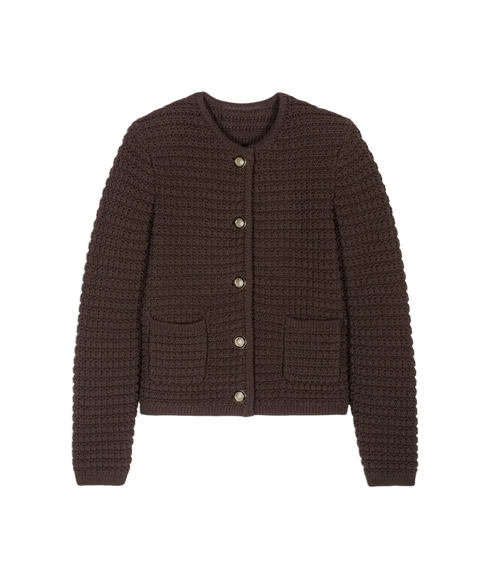 Cardigan Gaspard - Chocolat