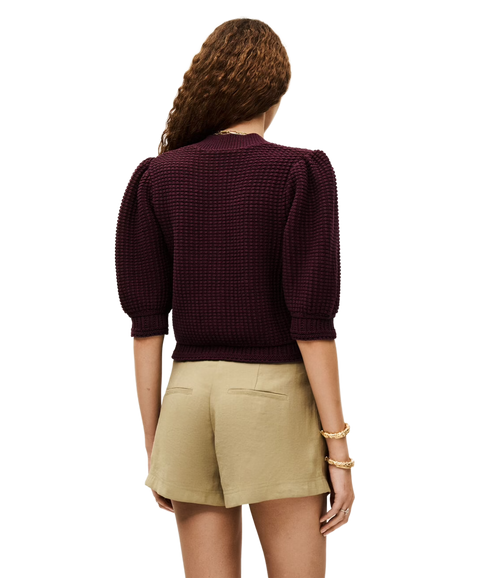 Cardigan Garance - Prune