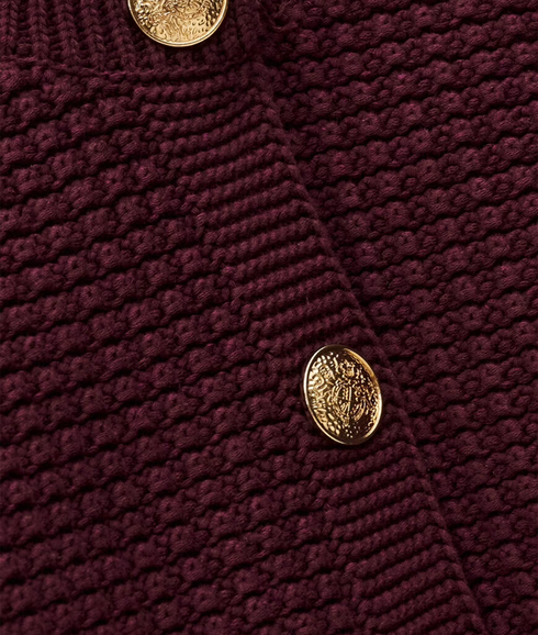 Cardigan Garance - Prune