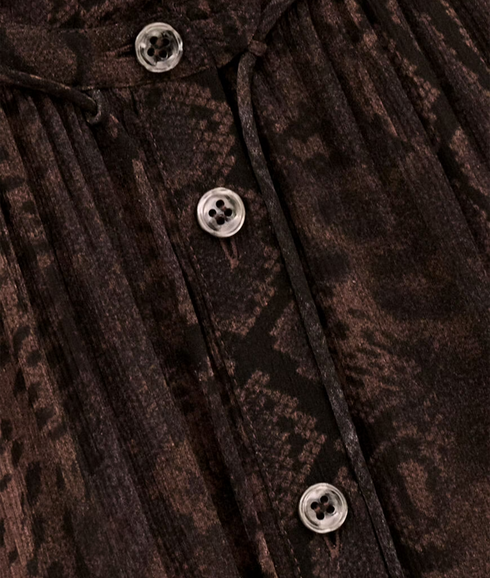 Dress Sahara - Marron