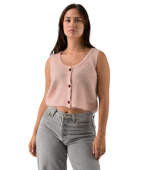 Gilet Oriane - Rose