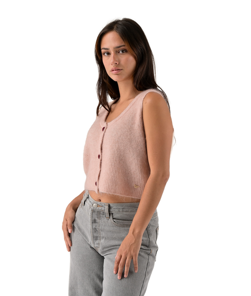 Gilet Oriane - Rose