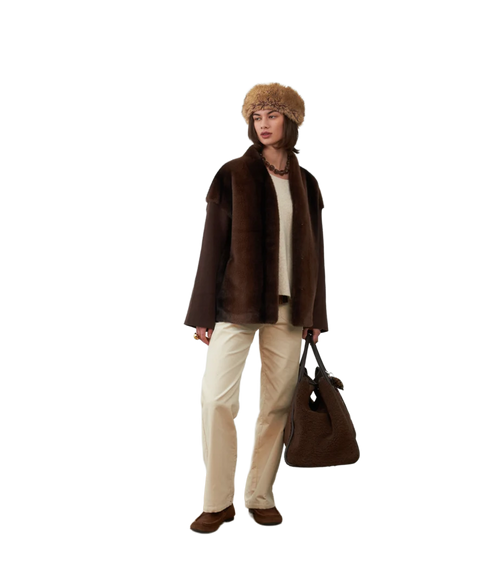 Veste Yana - Chocolat