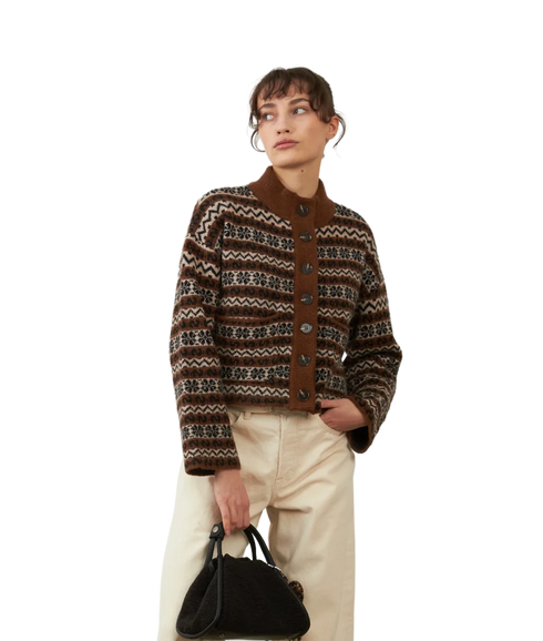 Gilet Brigitta - Chocolat