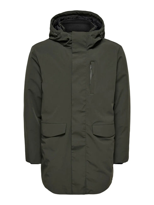 Enrico Waterproof Stretch Parka- Grey