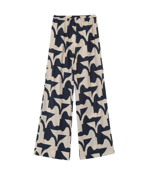 Printed Trouser - Marine