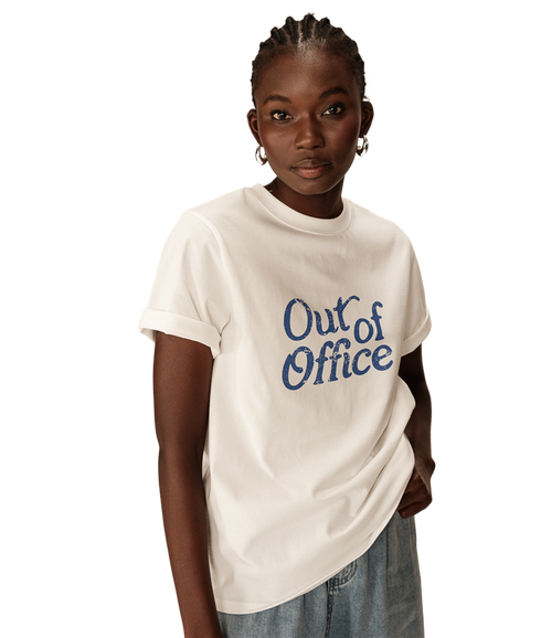 Out of Office Tee - Ecru