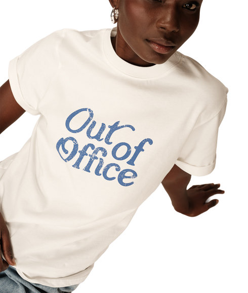 Out of Office Tee - Ecru