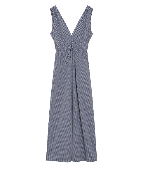 Velmira Gingham Dress - Marine
