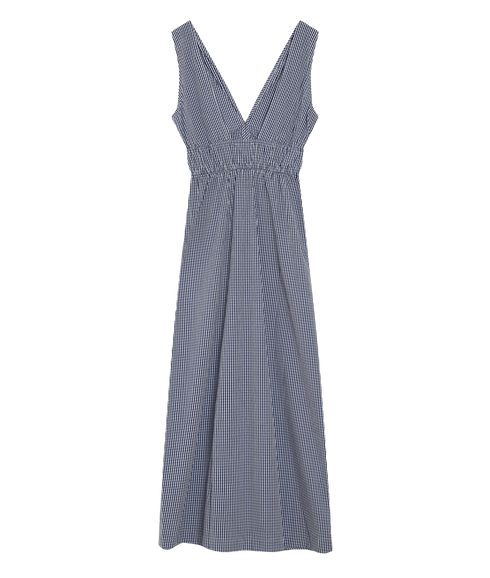 Velmira Gingham Dress - Marine