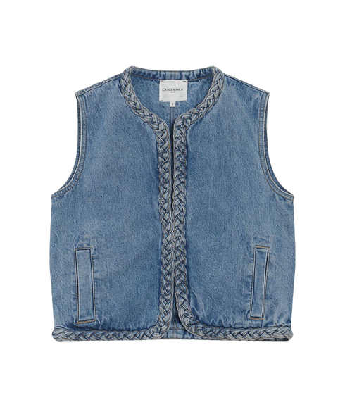 Verona Top - Light Blue