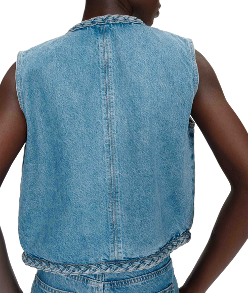 Verona Top - Light Blue