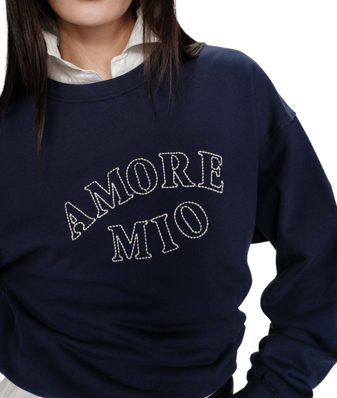 Valino Amore Mio Sweatshirt - Marine