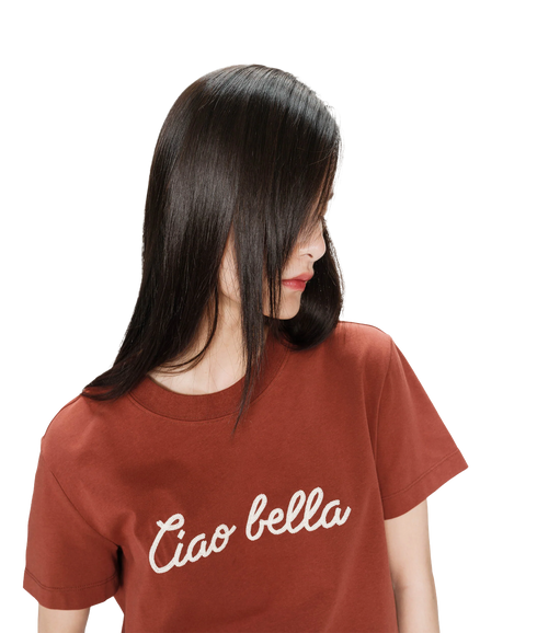 Vanders Ciao Bella Tee - Terracotta