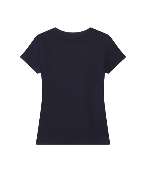 Vigee Bonjour Fitted Tee - Marine