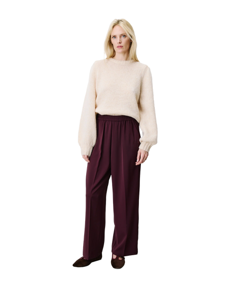 Noblesse Pull On Pants - Aubergine