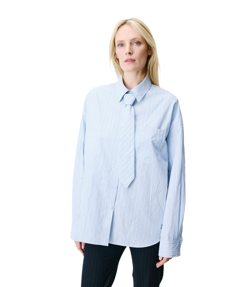 Athena Shirt With Tie - Ciel