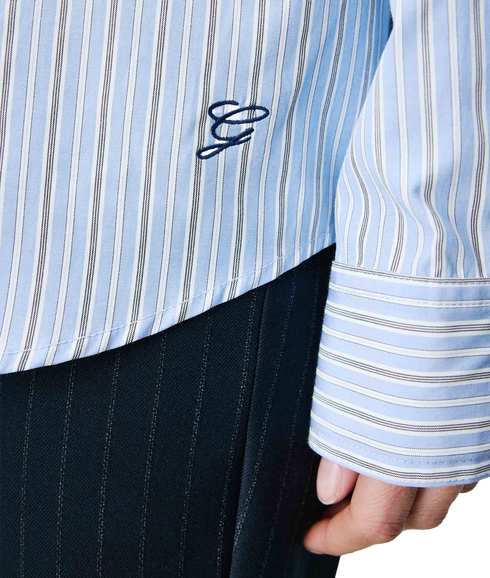 Athena Shirt With Tie - Ciel