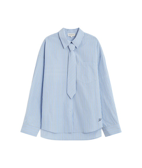 Athena Shirt With Tie - Ciel