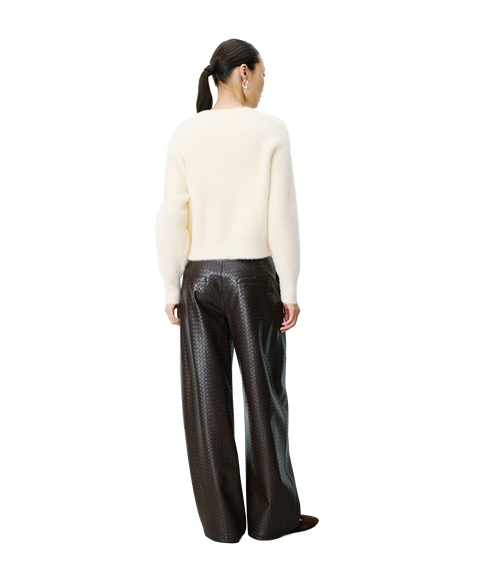 Aleron Fluffy Cardigan - Vanille