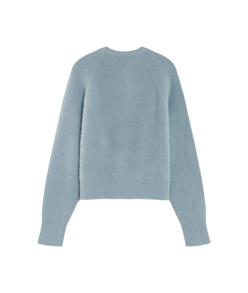 Aleron Fluffy Cardigan - Bleuet