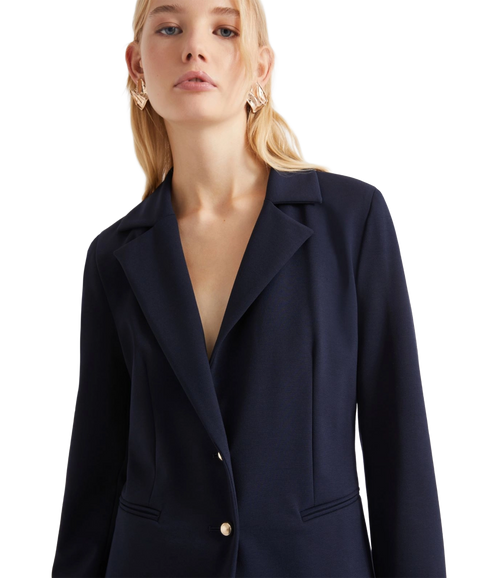 Ritmo Jersey Jacket - Navy