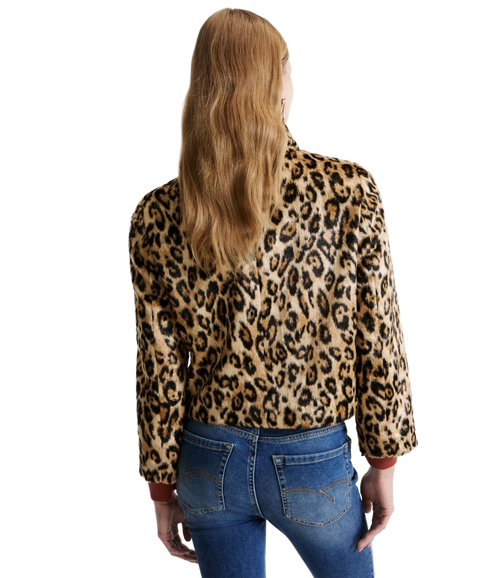 Angel Jersey Jacket - Camel Spotted