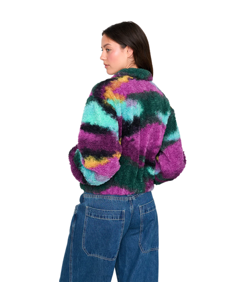 Retro Half Zip Fleece - Multi