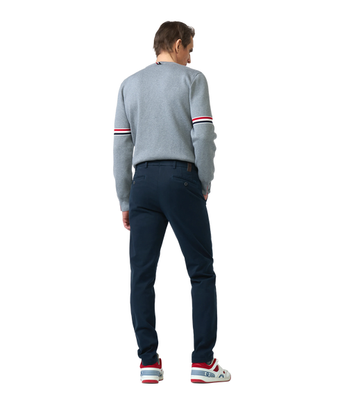 Fairtrade Slim Fit Cotton Chino - Navy