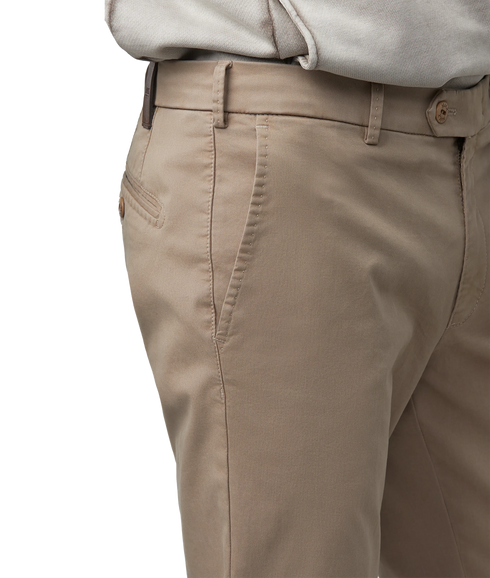 Fairtrade Slim Fit Cotton Chino - Stone