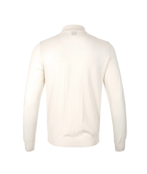 Bono Long Sleeve Polo Shirt - White