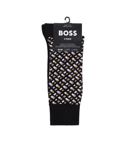 Style 2P RS Monogram CC Socks - Multi