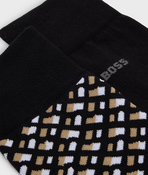Style 2P RS Monogram CC Socks - Multi