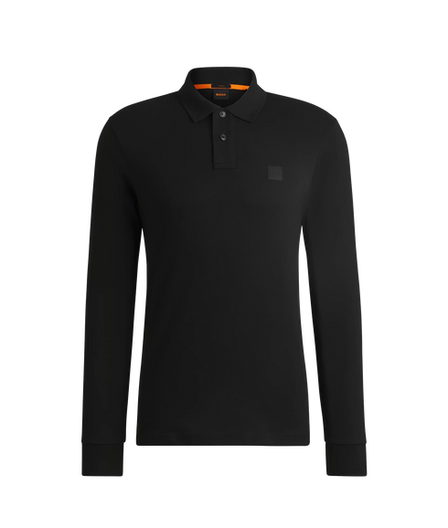 Boss Orange Passerby Polo Shirts - Black