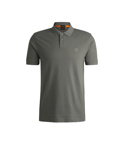 Passenger Stretch-cotton Slim-fit Polo Shirt - Grey