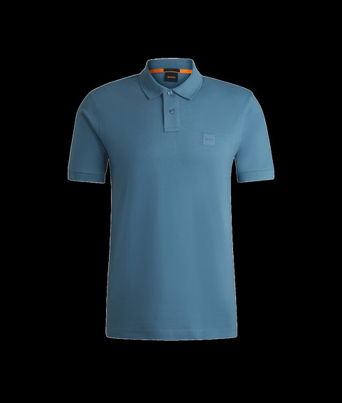 Passenger Stretch-cotton Slim-fit Polo Shirt - Blue